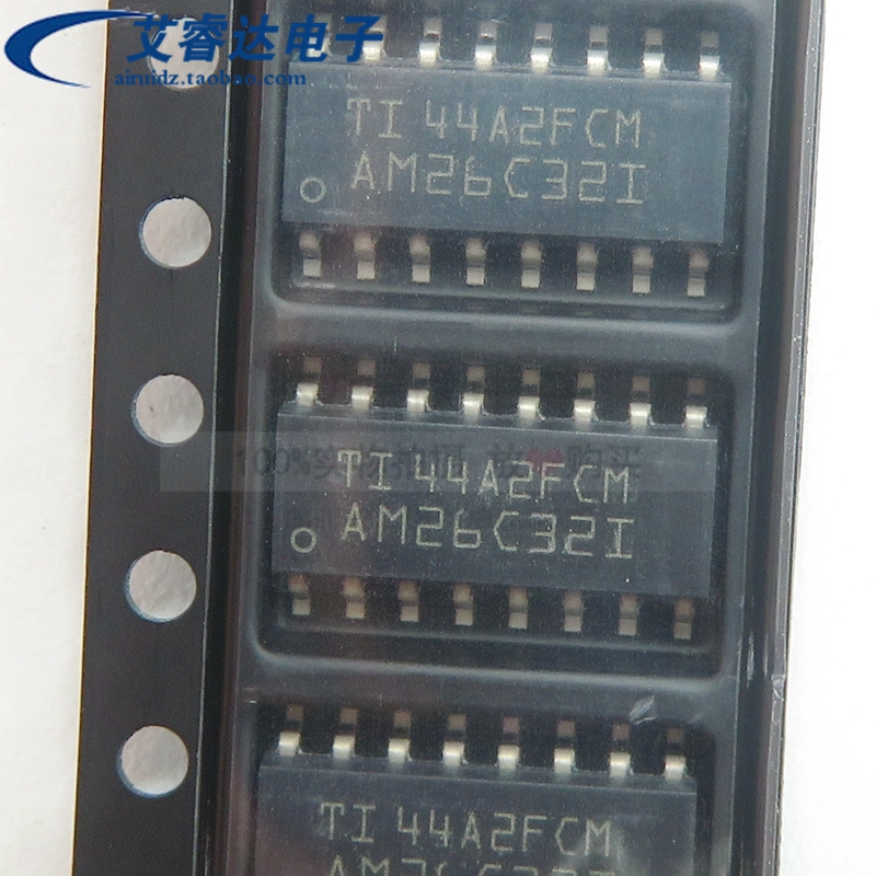 全新原装 AM26C32IDR 贴片 封装SOP16 四路差分线路接收器芯片