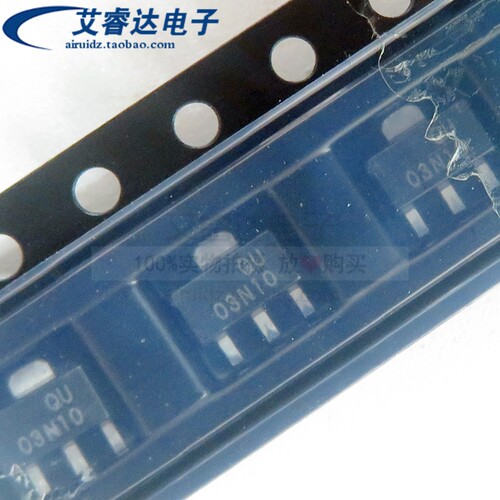 CJ/长电原装 CJA03N10/CJA03N10S 03N10 SOT-89 MOS场效应管