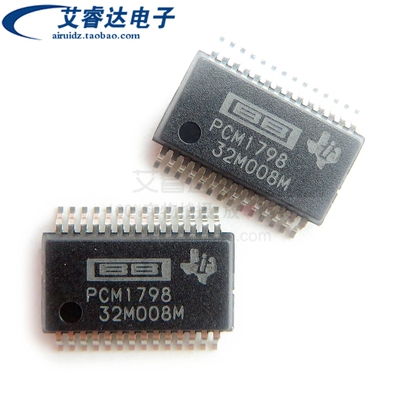 全新原装 PCM1798DBR 丝印PCM1798 封装SSOP-28 ADC/DAC-专用型