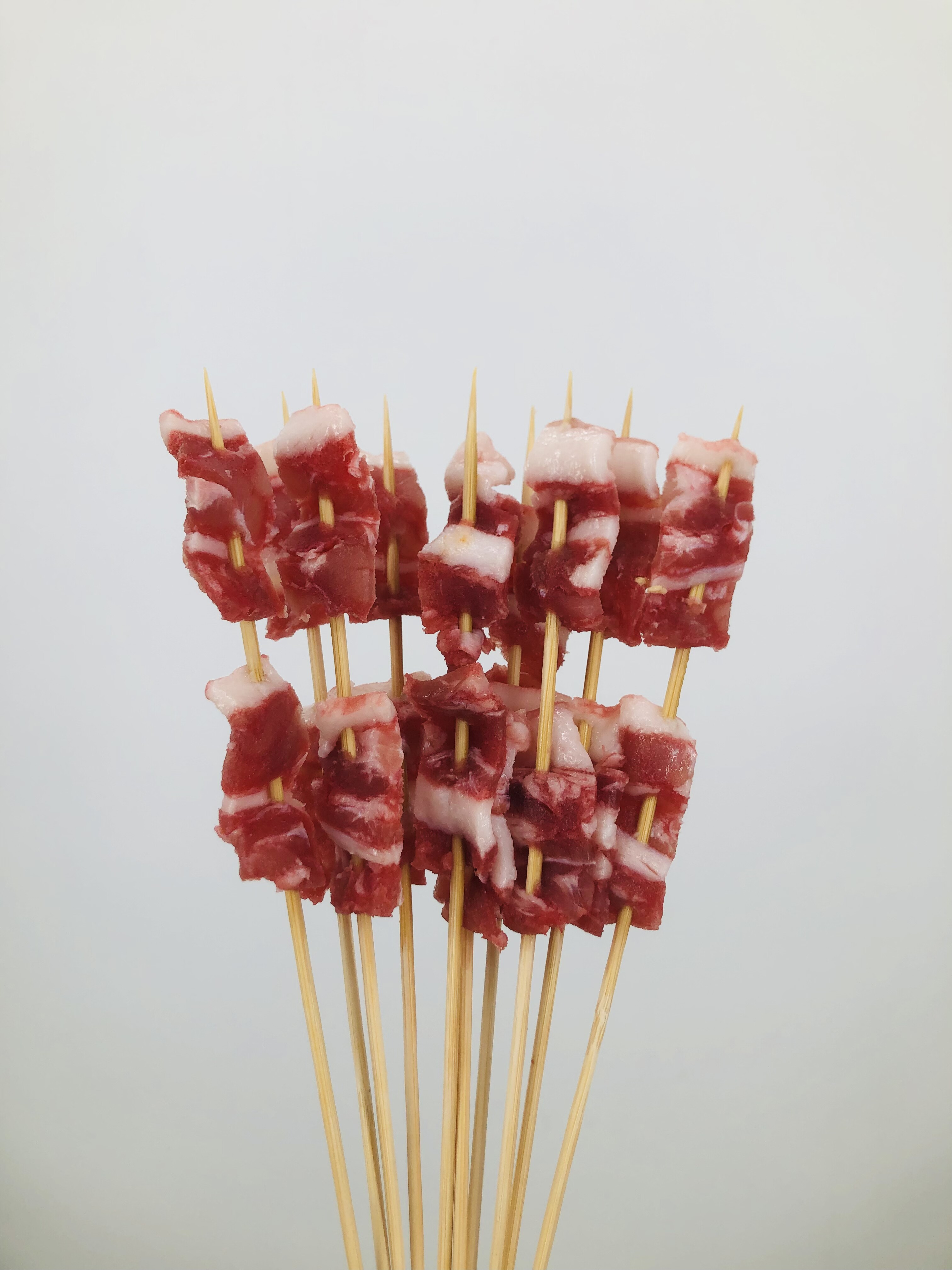 双片五花肉手把小串烧烤油炸铁板商用半成品顺丰包邮