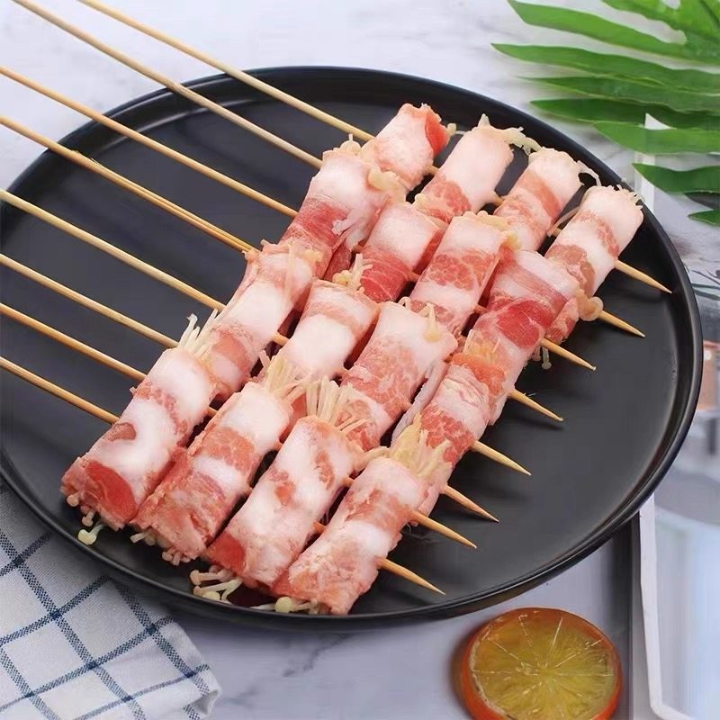 烧烤食材半成品大肉串炸串商用羊肉串牛肉串炸串批发家庭烧烤套餐