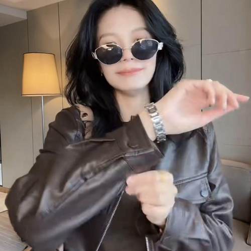 欧货大码短款皮衣外套2025新款酷飒PU皮机车服小个子夹克上衣秋