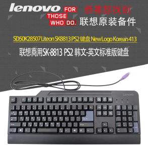 SK8813 USB高键位游戏手托键盘 1021 PS2 联想英文欧版