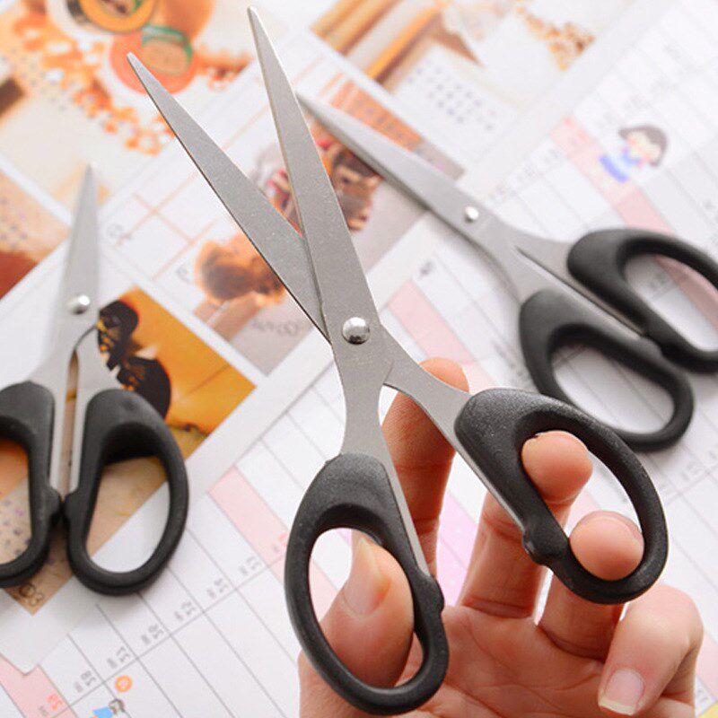 사무실 가위 학생 DIY 종이 가위 홈 주방 스테인레스 스틸 가위 어린이 수제 작은 가위 선물