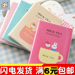 日韩国创意文具批发 小可爱卡通清新 加厚日记小本子笔记本记事本