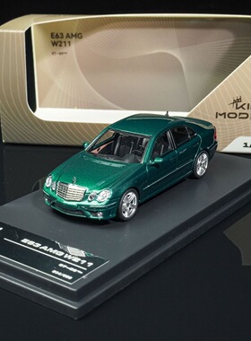 KING MODEL 1/64 奔驰E63W211 绿色 合金封闭模型