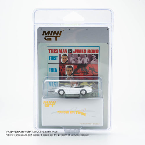 1/64 MINIGT 丰田2000GT Roadster 007 英文版挂卡 合金模型