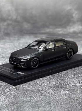 AR 1/64 奔驰W223 S63 哑光黑 合金封闭模型