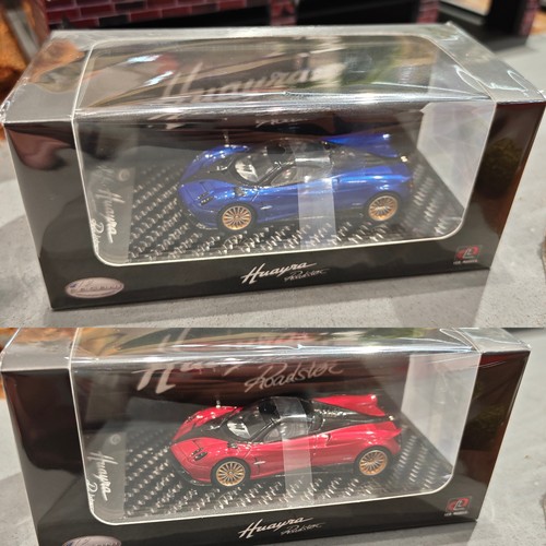 1/64 LCD帕加尼花雅敞篷 红黑碳 蓝黑碳 合金模型