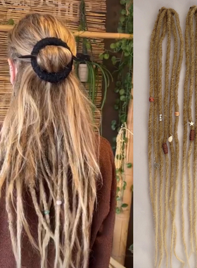 非洲化纤牙买加雷鬼毛毡脏辫dreadlock欧美民族风接发假发束24寸