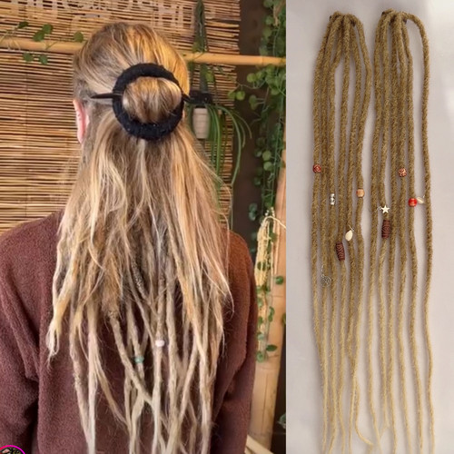 非洲化纤牙买加雷鬼毛毡脏辫dreadlock欧美民族风接发假发束24寸