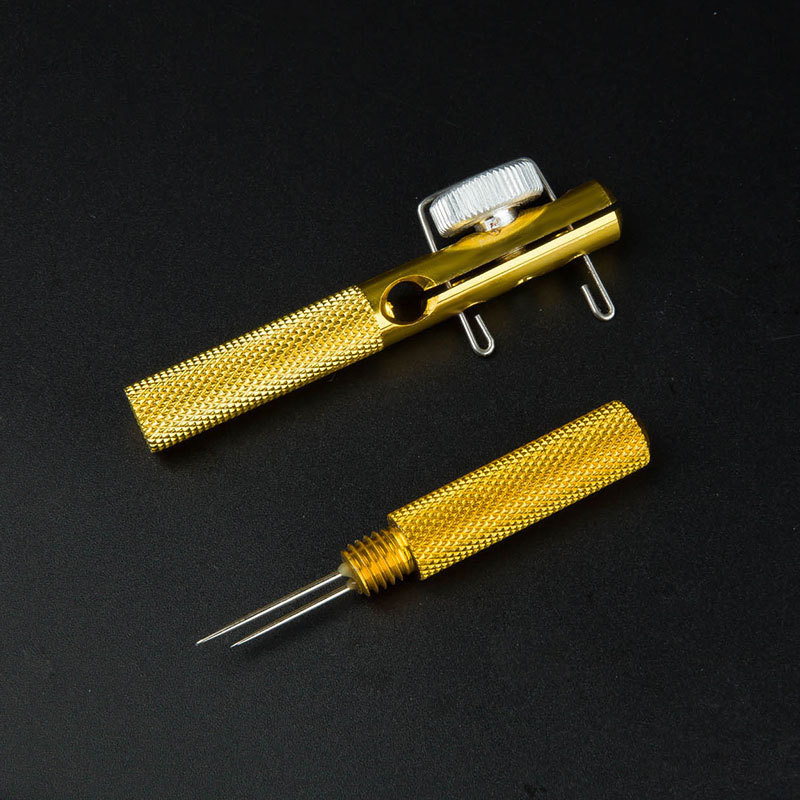 金属绑钩器手动绑钩器两用型子线打结器小钩钓鱼渔具垂钓用品渔具