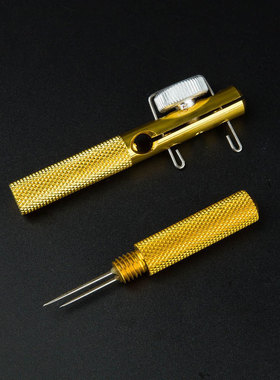 金属绑钩器手动绑钩器两用型子线打结器小钩钓鱼渔具垂钓用品渔具