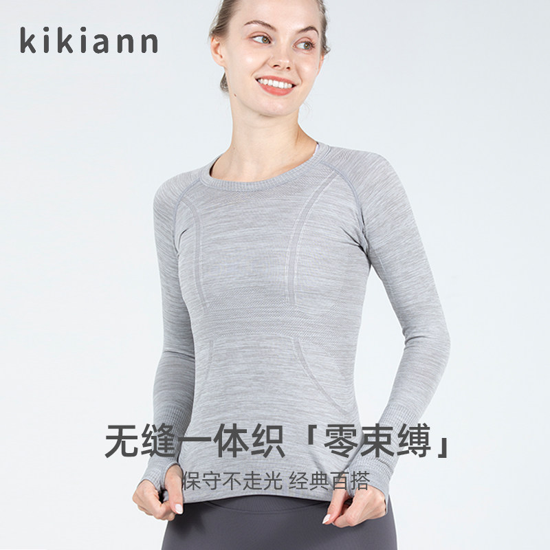 kikiann长袖短袖修身透气排汗女