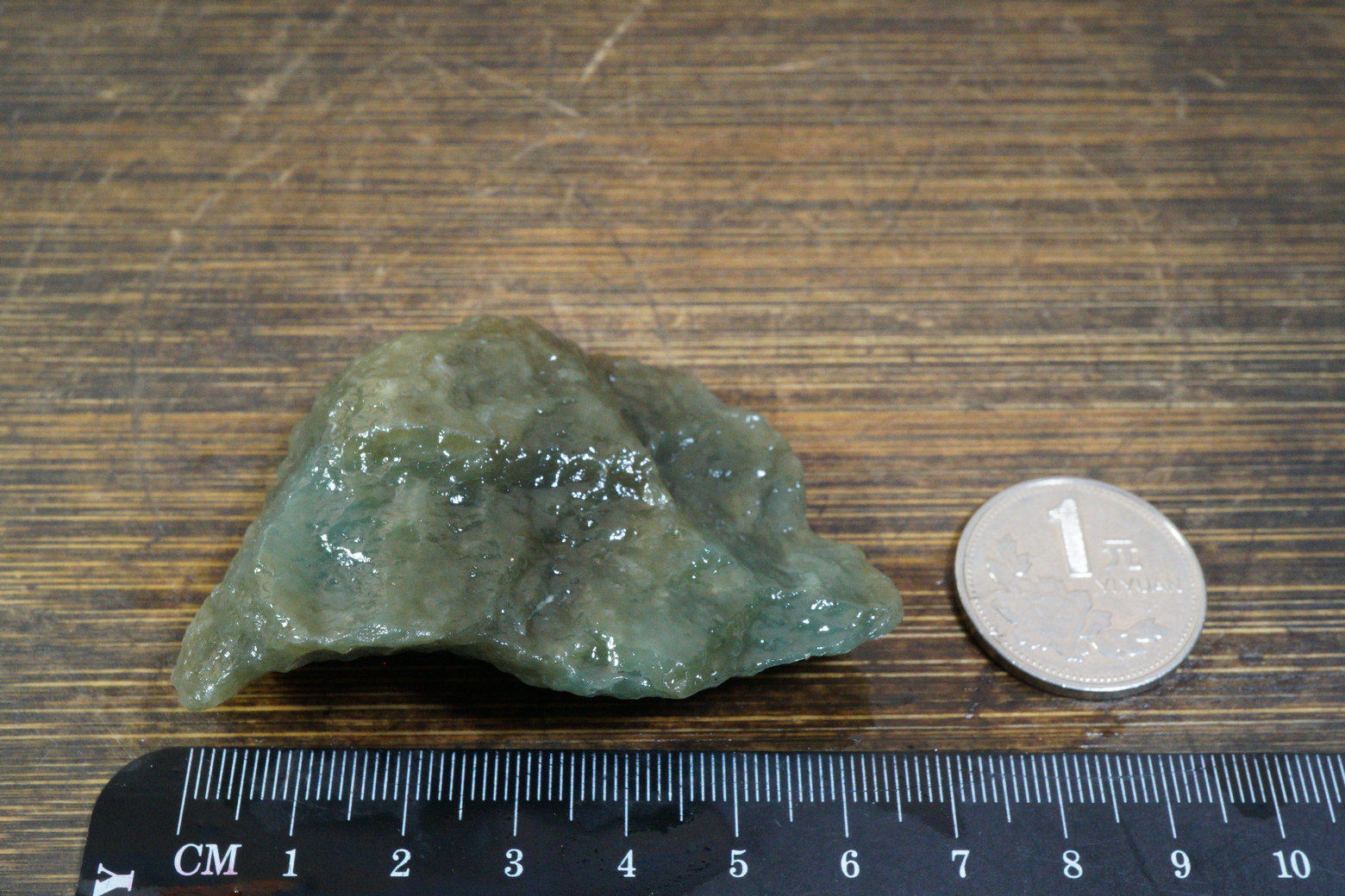 21259号 新疆巴州若羌县地表和田玉戈壁料 糖青玉戈壁玉