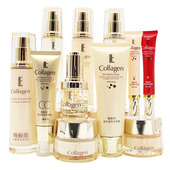 丽兰妃骨胶原化妆品套装 霜爽肤水乳液女士护肤品 滋润抗皱补水保湿