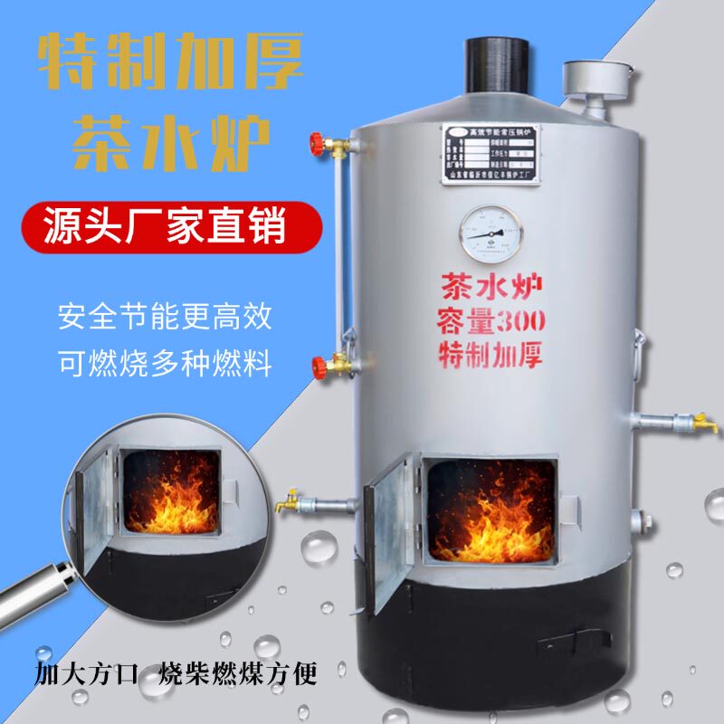 茶水炉烧柴家用小型燃煤小锅炉工厂学校工地食堂烧开水洗澡烧水炉