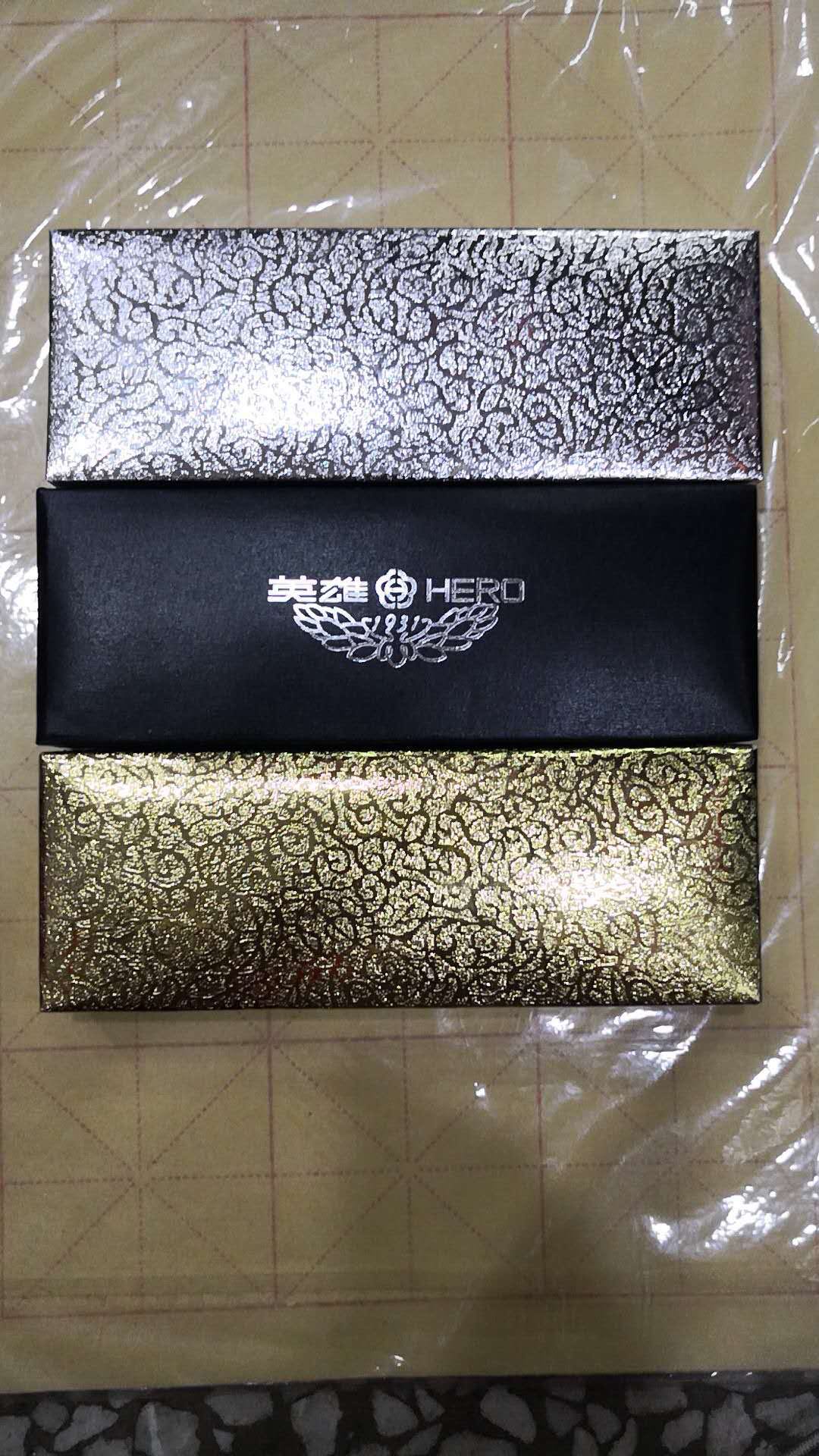 笔盒塑料翻盖钢笔盒签字笔礼品盒宝珠笔礼品笔盒 黑色翻盖盒批发