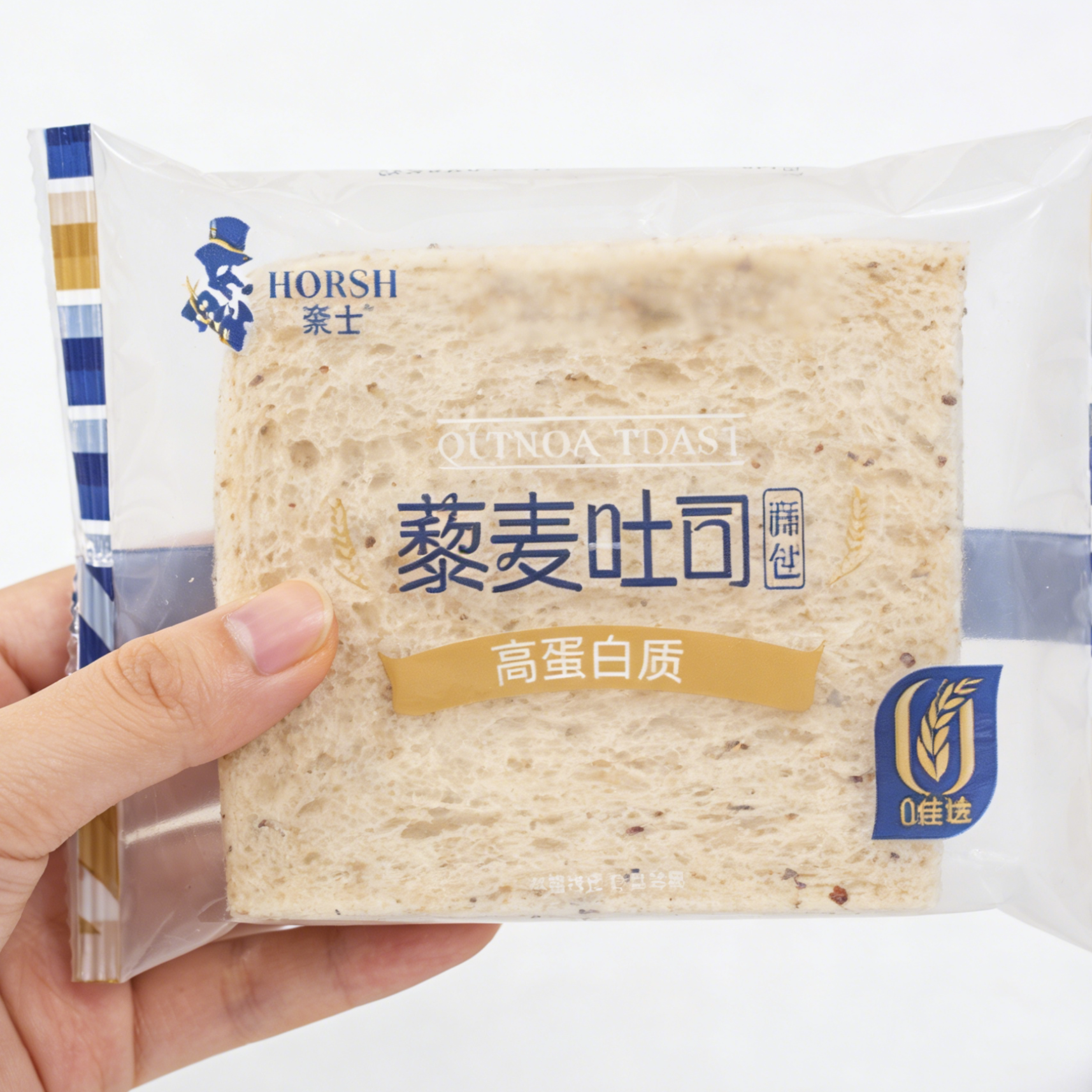 豪士藜麦吐司面包0蔗糖无边吐司高蛋白营养早餐手撕面包零食小吃