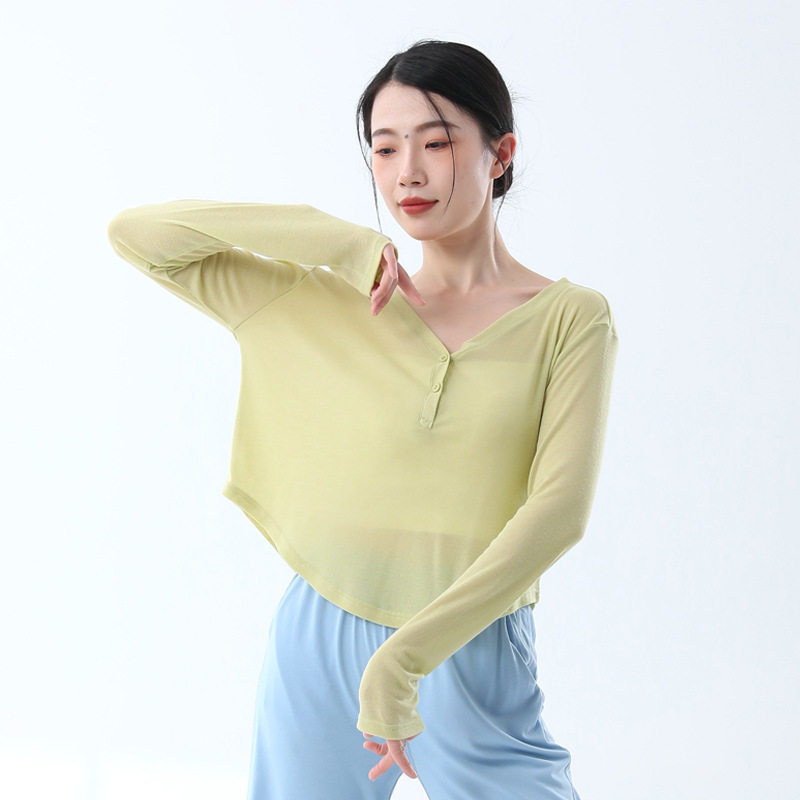 形体服演出服练舞上衣舞者之歌
