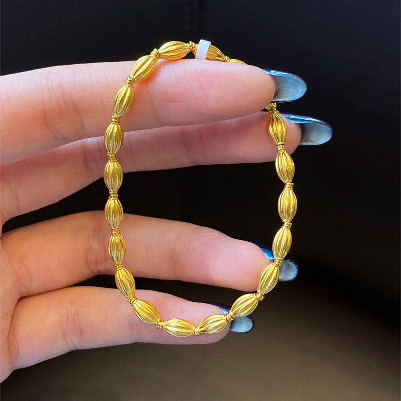 小红书爆款法式古法菱形米粒珠手链高级感轻奢时尚女手链一件