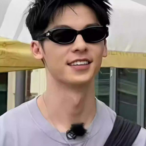 花儿与少年秦岚许光汉同款gm墨镜女窄宽显瘦猫眼太阳眼镜男高级