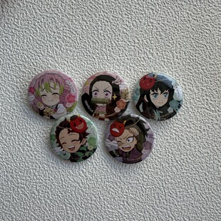 【正版官谷】鬼灭之刃节分限定q版小徽章32mm  时透无一郎