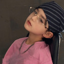 儿童时尚 金属架无框素颜镜百搭英伦风