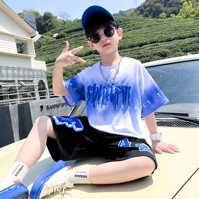 男童夏装短袖套装2025新款