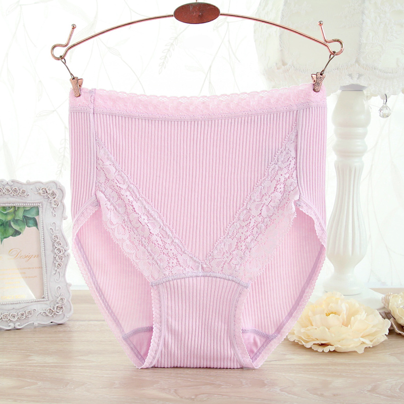 全棉包臀透气无痕高弹力大码内裤