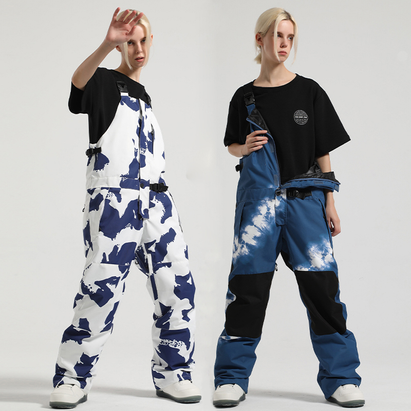 gsousnow滑雪裤连体背带裤冲锋裤