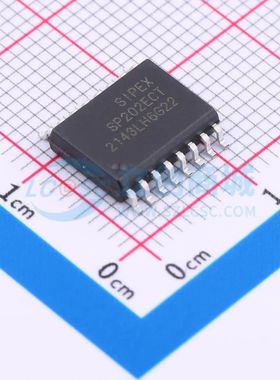 高性能RS-232线路驱动器/接收器 SP202ECT-L/TR SOIC-16-300mil R