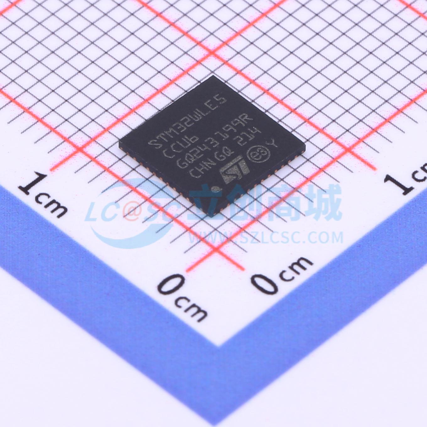 全新原装 STM32WLE5CCU6 UFQFPN-48(7x7) 单片机(MCU/MPU/SOC) 正