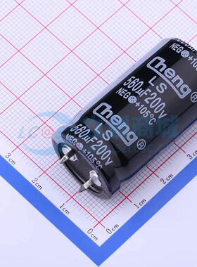 LS567M200N40RR0VH2SP0 插件,D22xL40mm 牛角型电解电容 全新原装