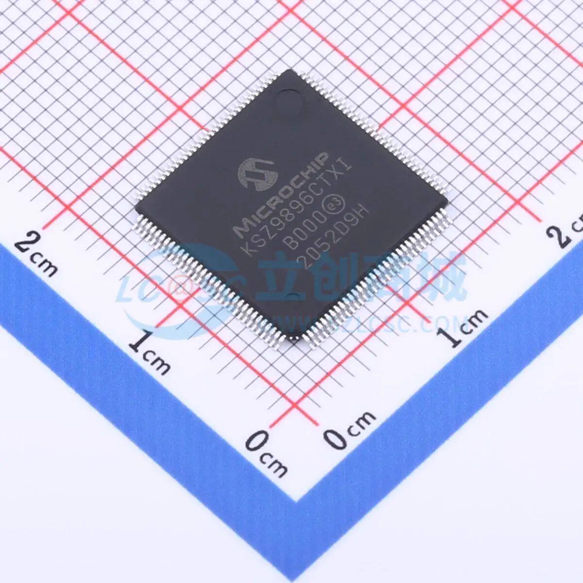全新原装 KSZ9896CTXI TQFP-128(14x14) 以太网交换机 - 实物图