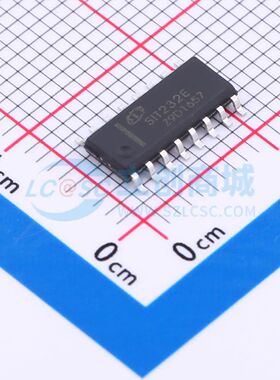 高ESD保护3.3V双通道RS232收发器 SIT232EESE SOP-16 RS232芯片
