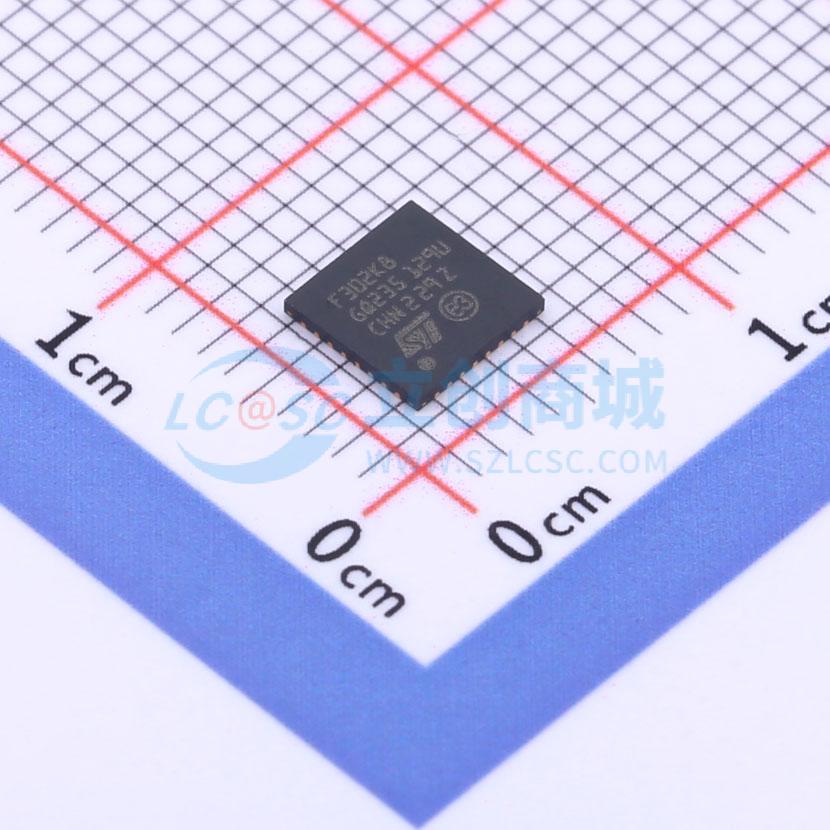 全新原装 STM32F302K8U6TR UFQFPN-32(5x5) 单片机(MCU/MPU/SOC)