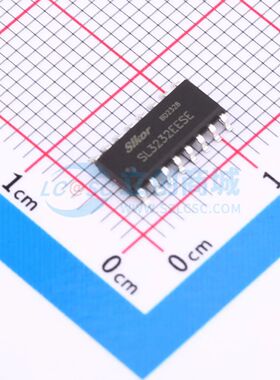 高ESD保护单电源双通道RS232收发器 SL3232EESE SOP-16 RS232芯片