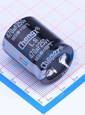 LS477M250O30RR0VH2SP0 插件,D25xL30mm 牛角型电解电容 全新原装