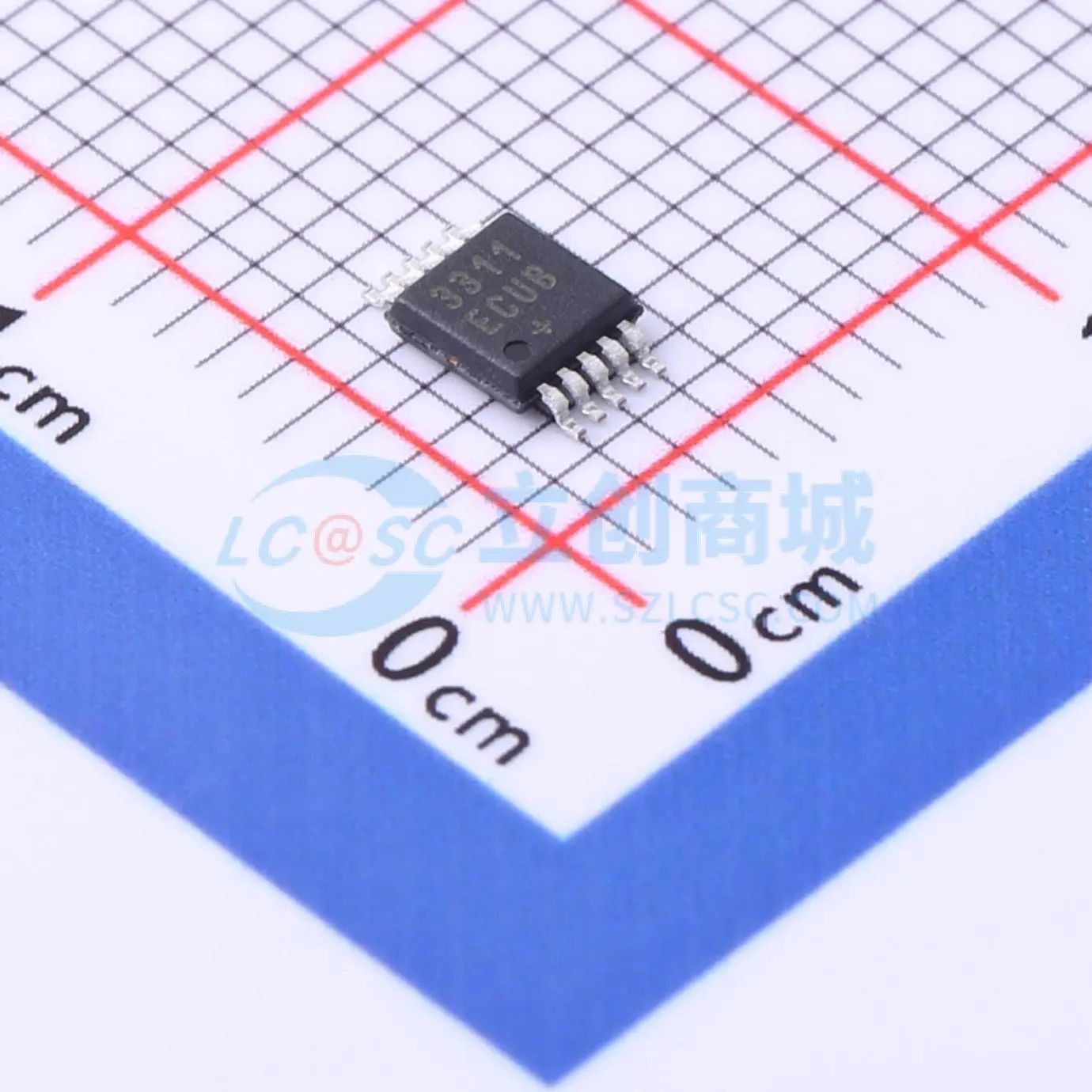 ±15kV ESD保护,460kbps,1μA RS-232兼容收发器 MAX3311ECUB+