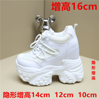 超高跟16cm欧货老爹鞋女