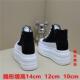 超高跟12cm厚底内增高10cm休闲板鞋 小个子14CM高帮鞋 新款 秋季 女鞋