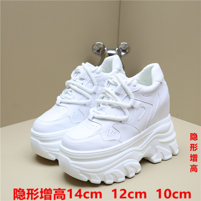 增高10厘米12cm公分老爹休闲鞋女