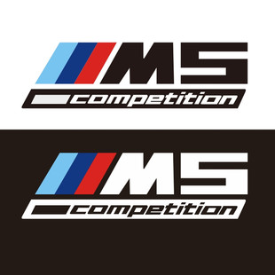 适用于BMW competition M5 sticker decal宝马m5尾标车贴纸车贴花