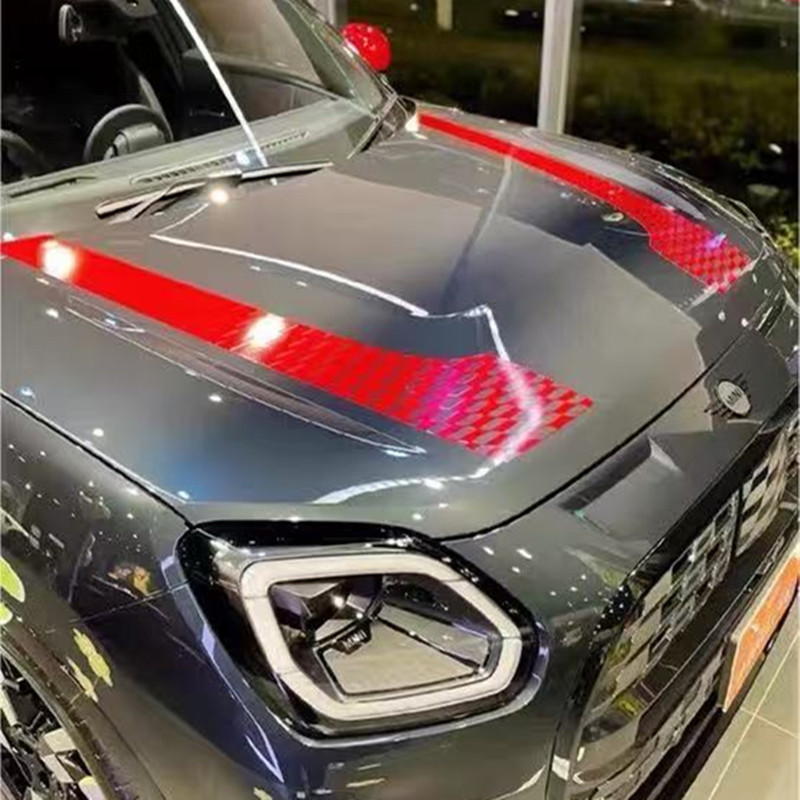 J05 ACEMAN 电动MINI JCW机盖背带裤拉花 个性化升级改色搭配贴纸