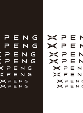 适用于小鹏XPENG卡钳贴G9 P7 P5耐高温卡钳贴纸 个性汽车刹车贴