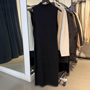 美国代购直邮Theory女士羊毛混纺连衣裙 无袖商务长款连衣裙