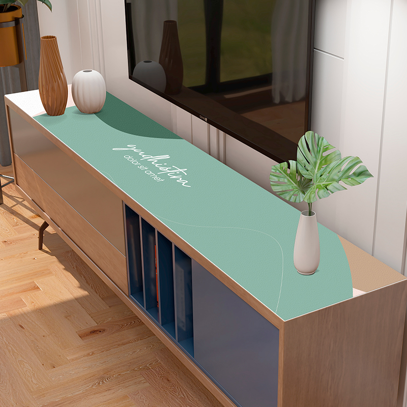 无味皮革电视柜桌布北欧茶几盖布防尘罩布玄关防水长方形鞋柜垫子|ruв категории домашний ткань, скатерть, скатерть - от Buy2taobao.com для оказания профессиональной услуги покупки агента Taobao