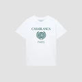 Casa Badge Pattern White