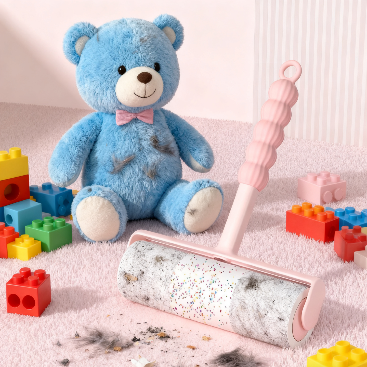 【高颜值浪漫粉】可撕式粘毛器